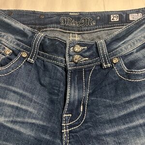 Miss Me Blue Denim Jeans Lowrise Y2K Size 29